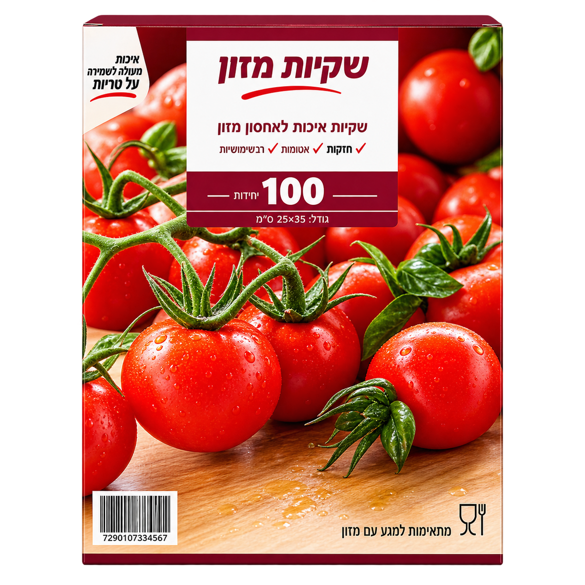 שקיות מזון