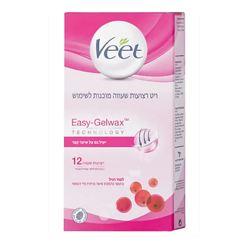 VEET - רצועות שעווה להסרת שיער