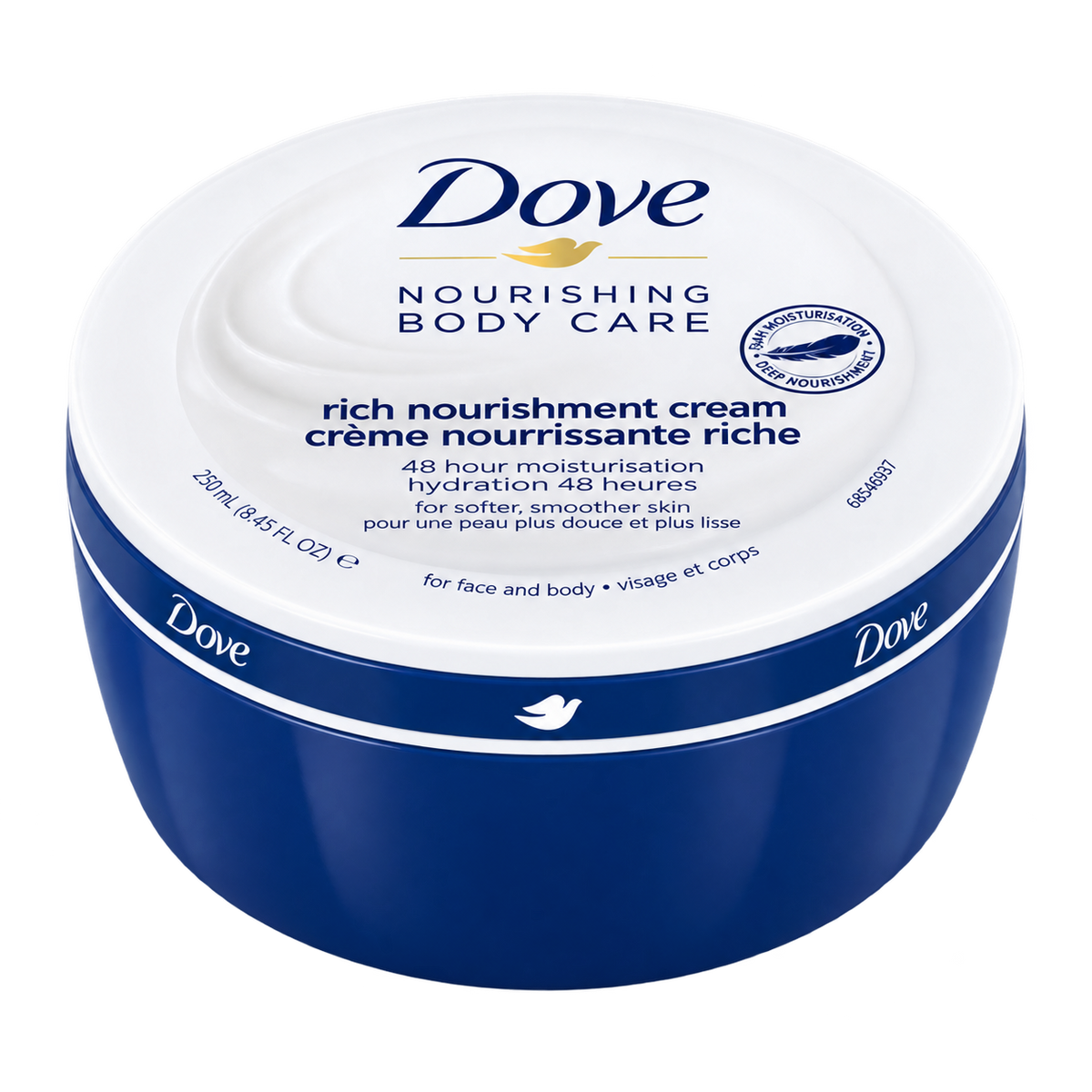 DOVE - קרם גוף לטיפוח והזנה של העור